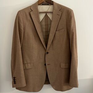 Charles Tyrwhitt Tan Cotton Blend Sport Coat